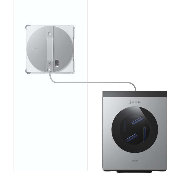 ECOVACS Fensterputzroboter WINBOT W3 OMNI mit Waschstation und App-Steuerung
